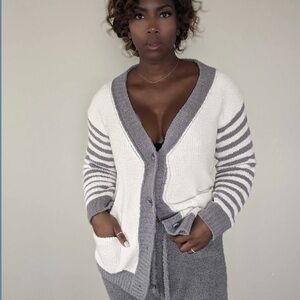 Berber Fleece Button Up Comfortable Cardigan